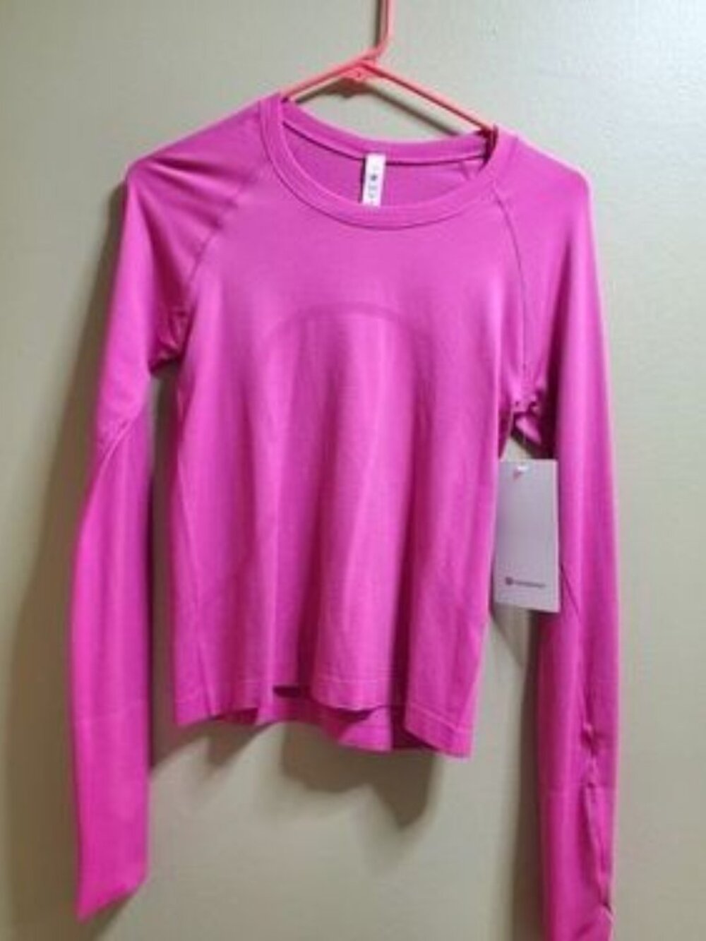 Lululemon Swiftly Tech Long Sleeve 2.0 Race Size 6 Sonic Pink